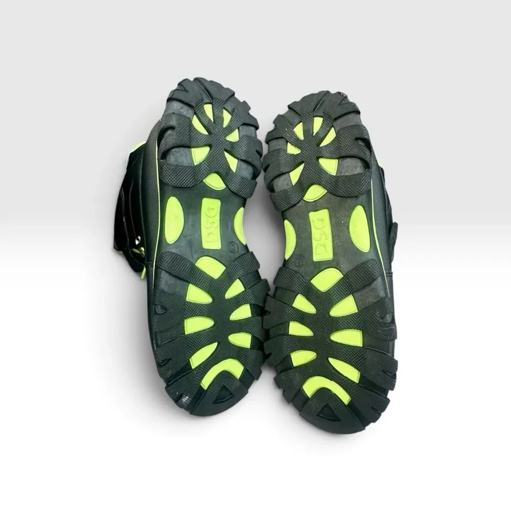 DSG Menace-Volt Unisex Kids Snow Boots 3M Thinsulate Waterproof Gray/Green 6